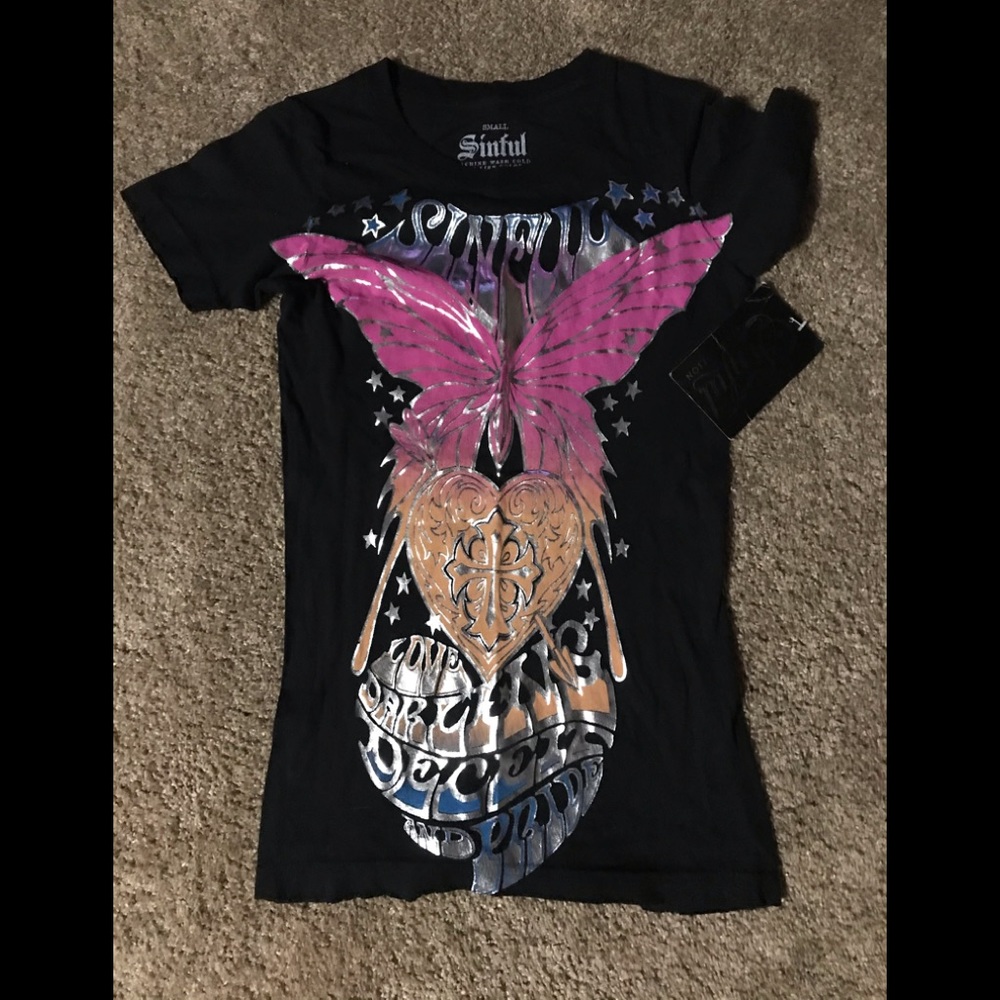 Sinful women’s tees